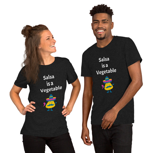 Salsa is a Vegetable T-shirt, Funny t-shirt, Funny cotton Shirt, Gift for Mom, Gift for Dad