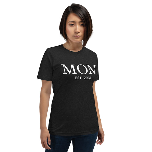 Mom Est. 2023 Tee, Baby Announcement Tee, Mom Shirt, New Mom Shirt, Pregnant Gift, New Dad Shirt, Gift For Wife