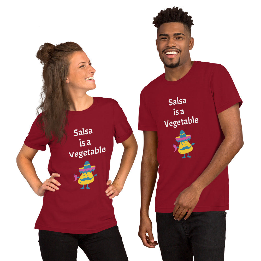 Salsa is a Vegetable T-shirt, Funny t-shirt, Funny cotton Shirt, Gift for Mom, Gift for Dad