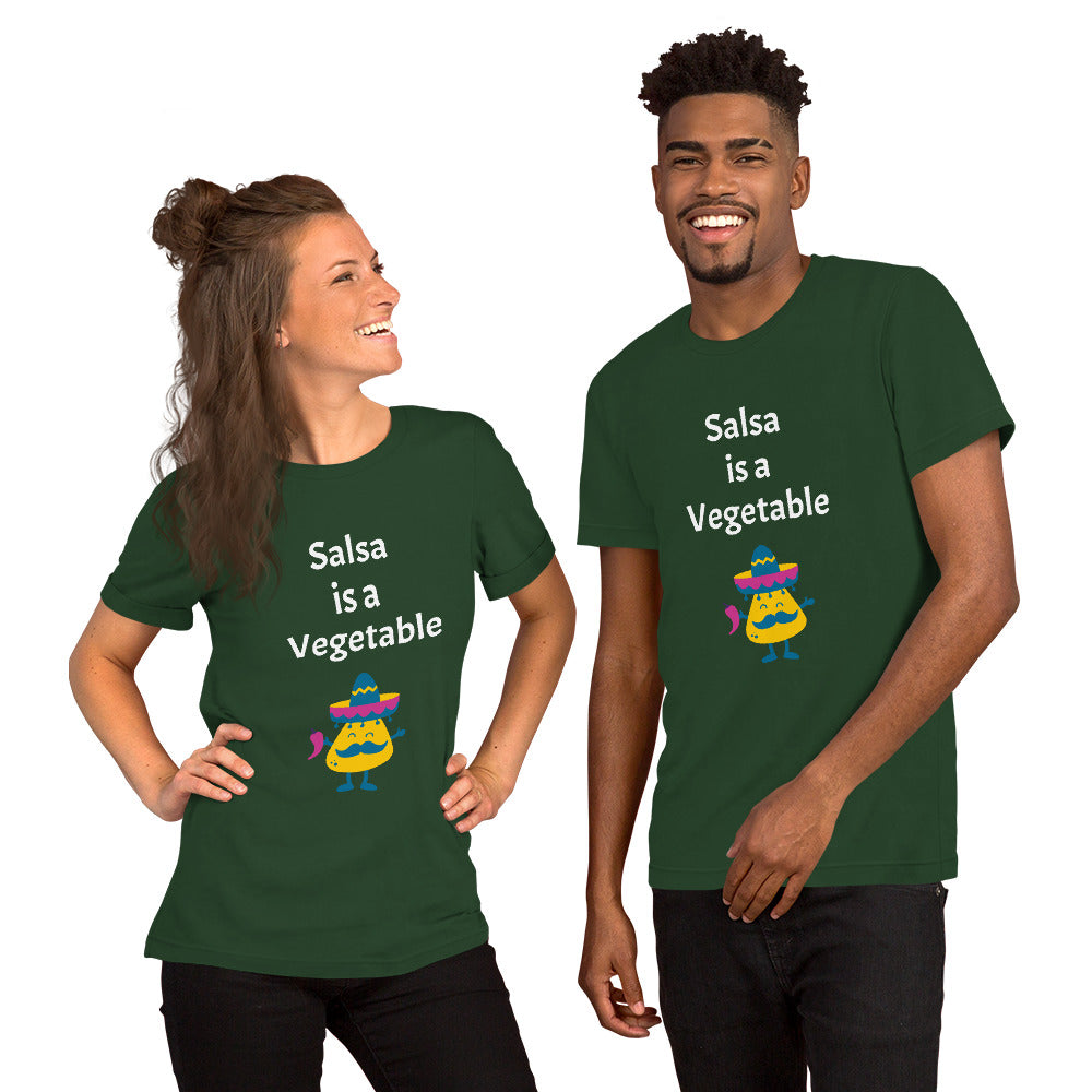 Salsa is a Vegetable T-shirt, Funny t-shirt, Funny cotton Shirt, Gift for Mom, Gift for Dad
