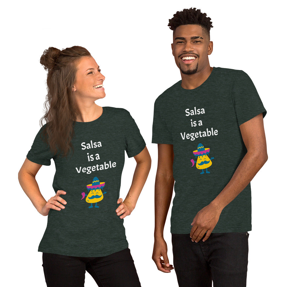 Salsa is a Vegetable T-shirt, Funny t-shirt, Funny cotton Shirt, Gift for Mom, Gift for Dad
