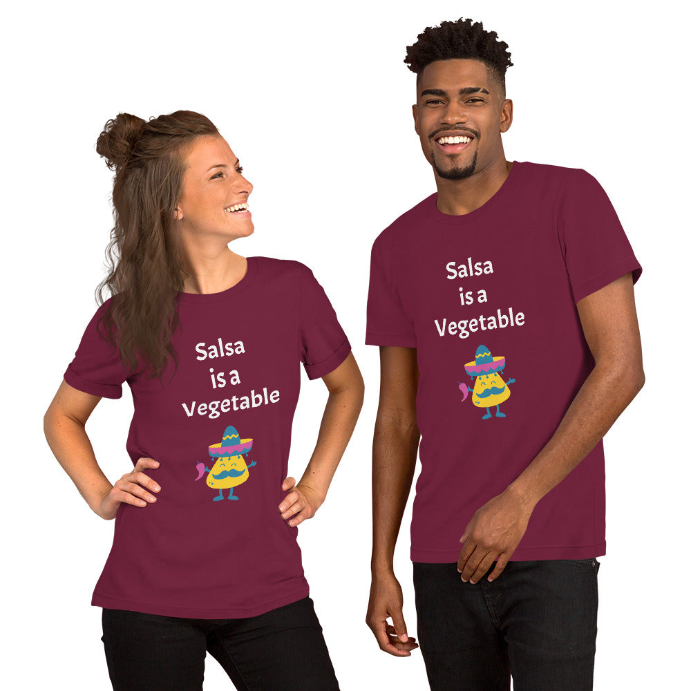 Salsa is a Vegetable T-shirt, Funny t-shirt, Funny cotton Shirt, Gift for Mom, Gift for Dad