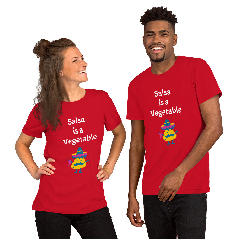 Salsa is a Vegetable T-shirt, Funny t-shirt, Funny cotton Shirt, Gift for Mom, Gift for Dad