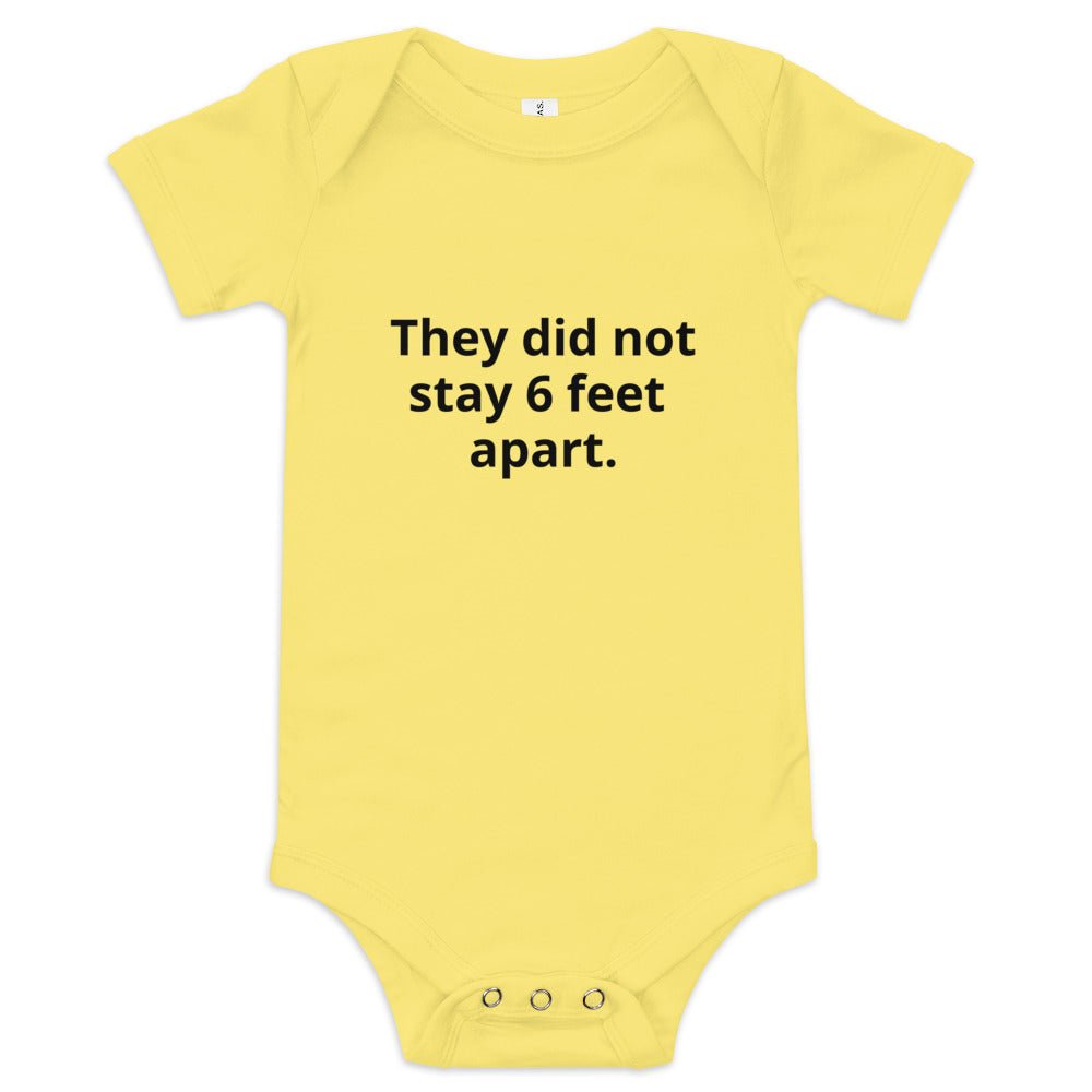Baby short sleeve one piece | 6 feet apart | dAdventure - dAdventure