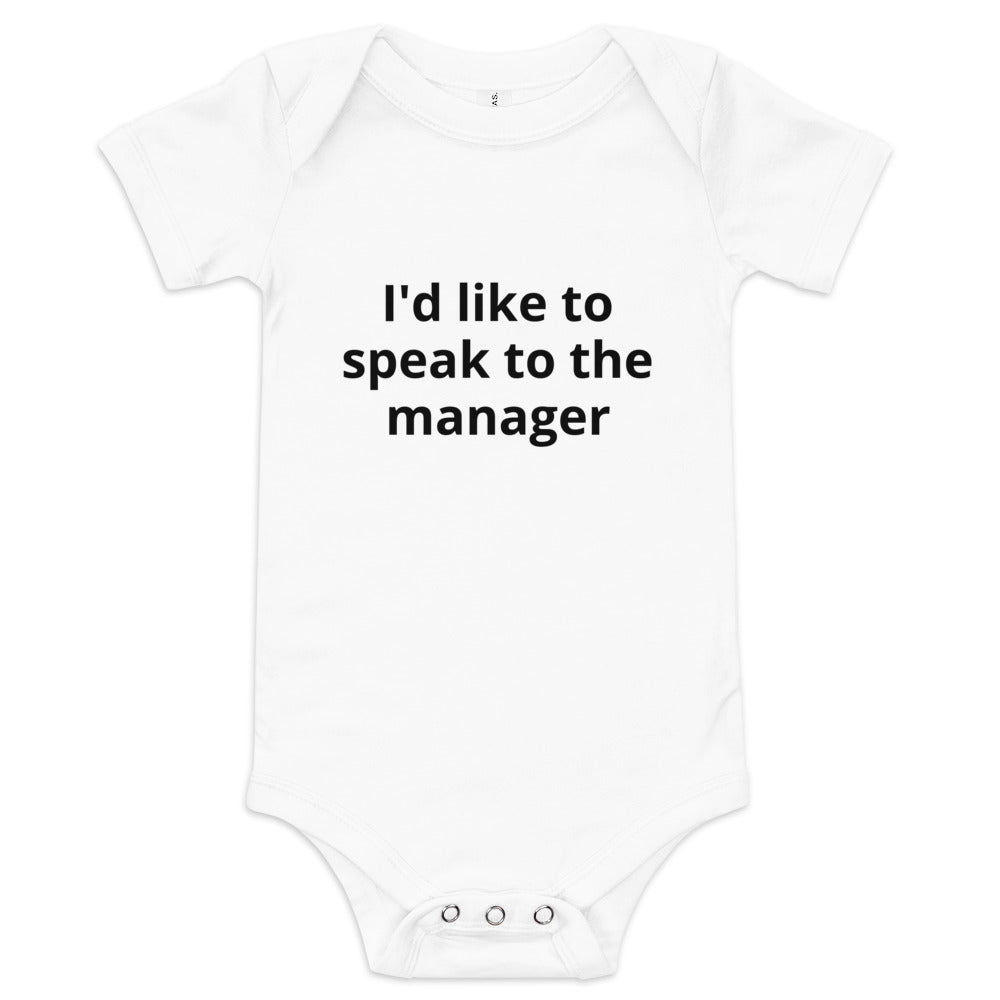 Manager | Baby onesie | dAdventure - dAdventure