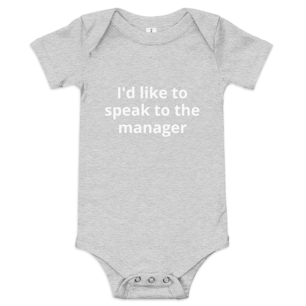 Manager | Baby onesie | dAdventure - dAdventure
