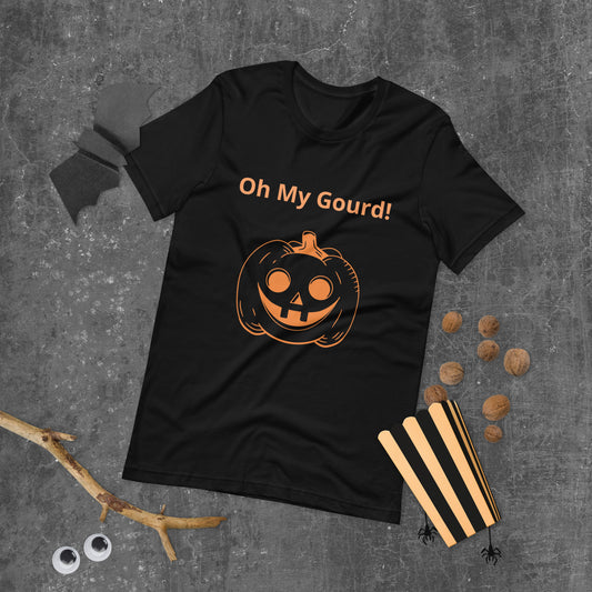 Oh My Gourd! Funny Halloween T-shirt